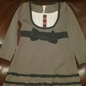 Matilda Jane You & Me Tuxedo Betty dress 2t